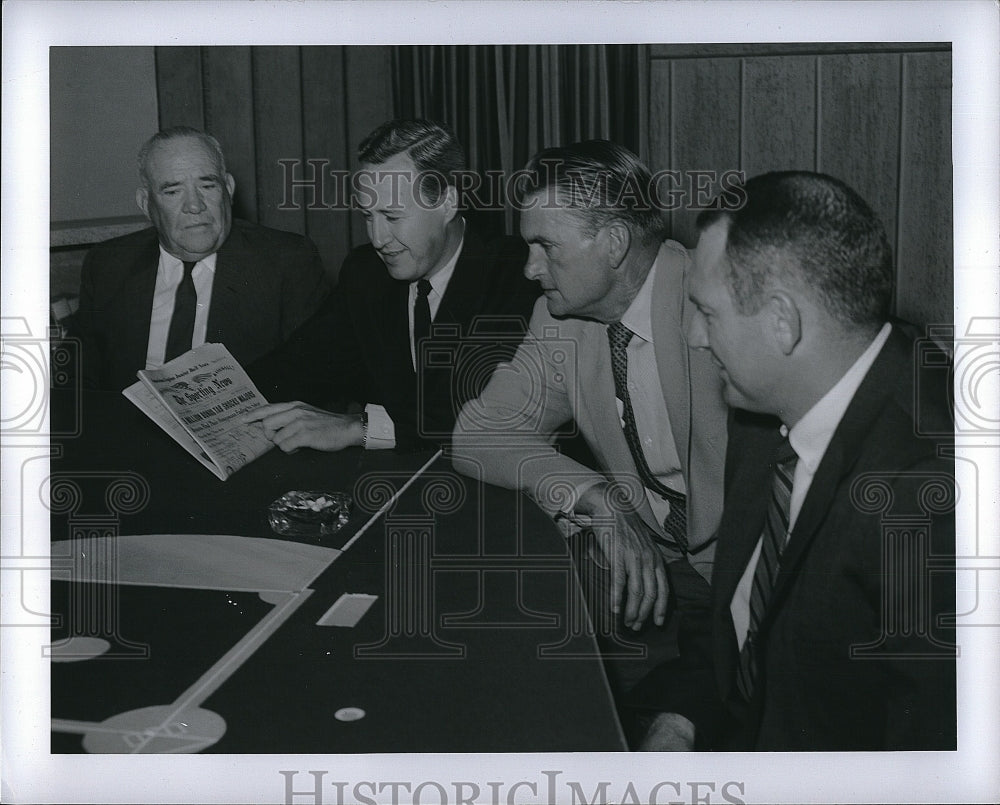 1958 Press Photo Baseball&#39;s Buddy Blattner &amp; Paul RIchards - Historic Images