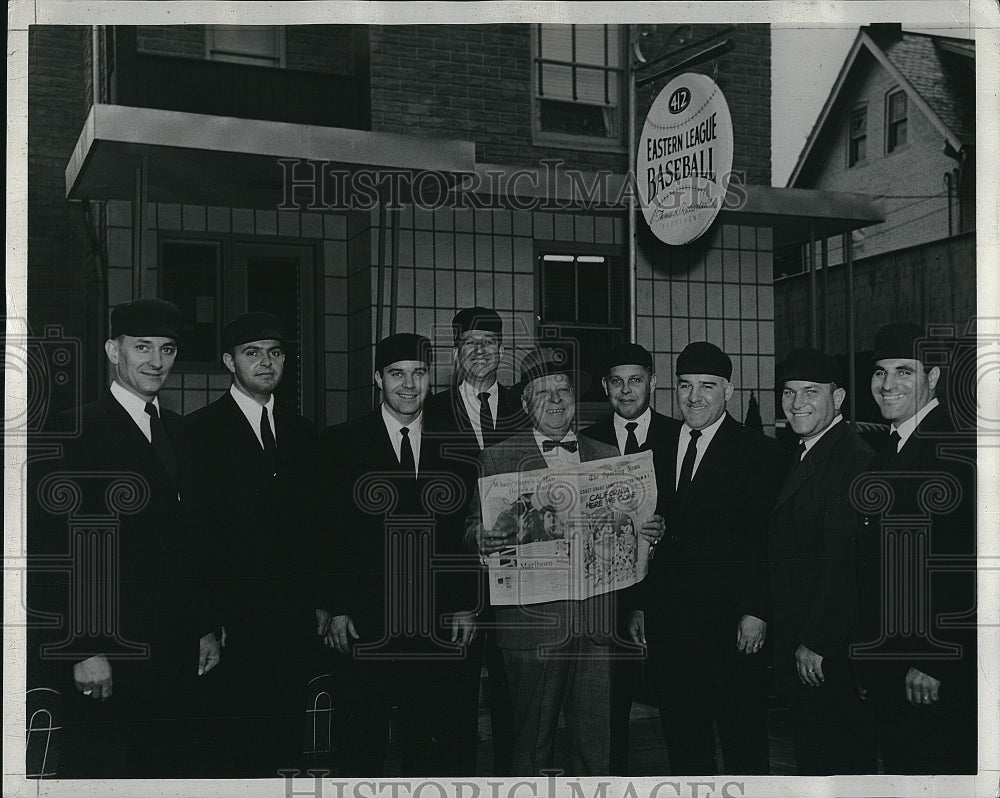 1958 Press Photo Eastern League,Richardson,Wagner,Lifreieri,Lapat,DeLeonardis - Historic Images