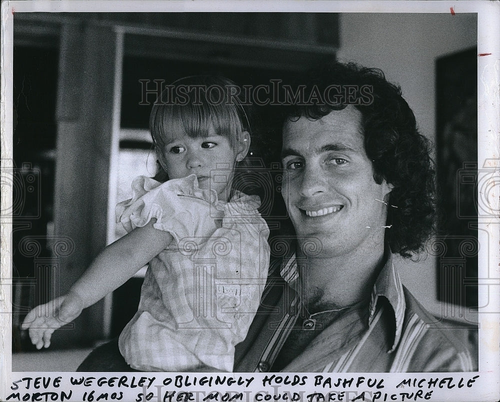 1980 Press Photo Steve Wegerley Tampa Bay Rowdies Soccer Michelle Morton - Historic Images