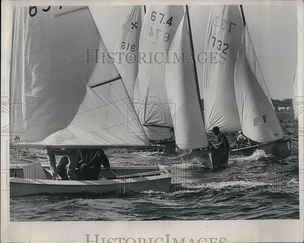 1963 Press Photo Veterans Day Regatta at Tampa Bay - Historic Images