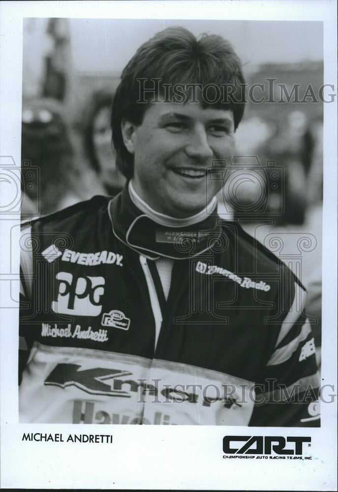 Press Photo Michael Andretti, American CART and Formula One driver - Historic Images