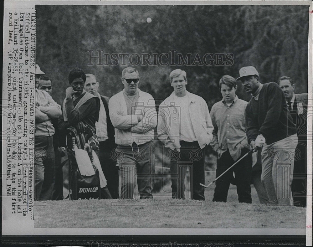 1968 Press Photo Charlie Sifford in the Los Angeles Open - Historic Images