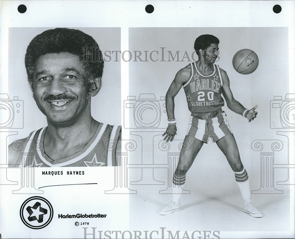 1978 Press Photo Marques Haynes of the Harlem Globetrotters - Historic Images