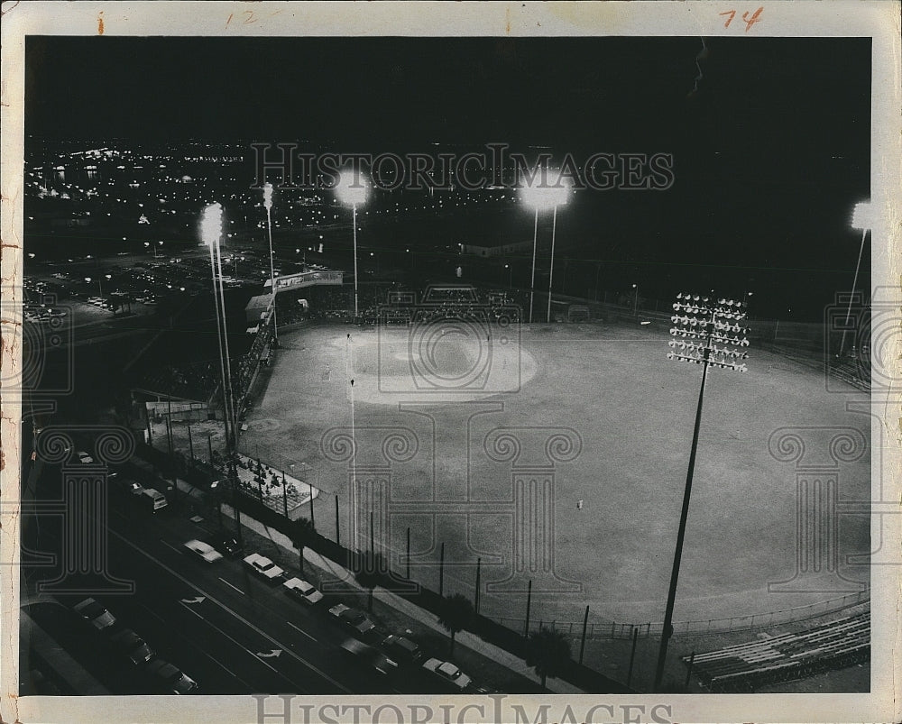 1971 Press Photo St. Pete Cardinals vs Winter Haven Red Sox at Al Lang Field - Historic Images