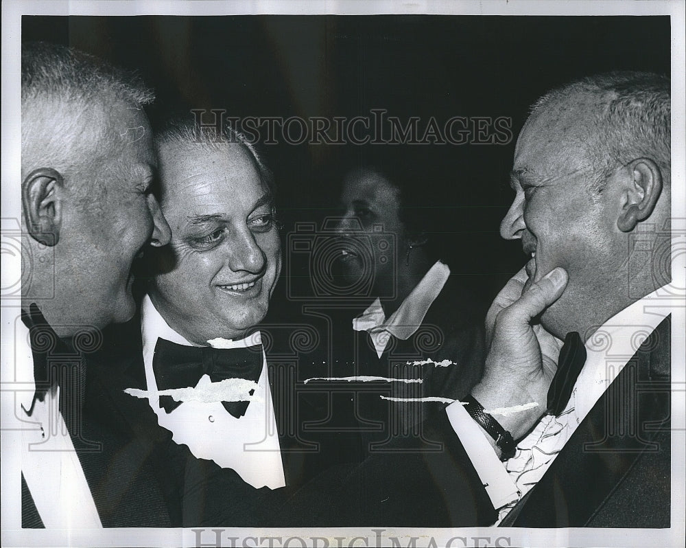 1979 Press Photo Al Rosen, Don Zimmer, Tommy LaSorda at baseball dinner - Historic Images