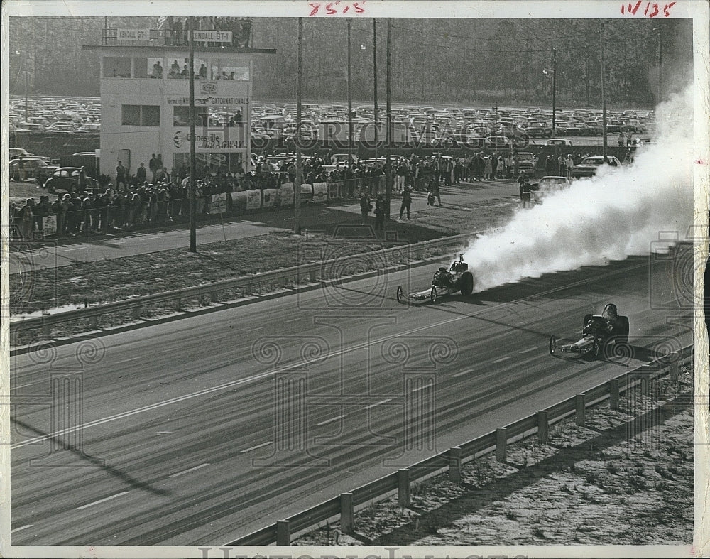 1970 Press Photo Drag Racing at Gainesville Dragway - Historic Images