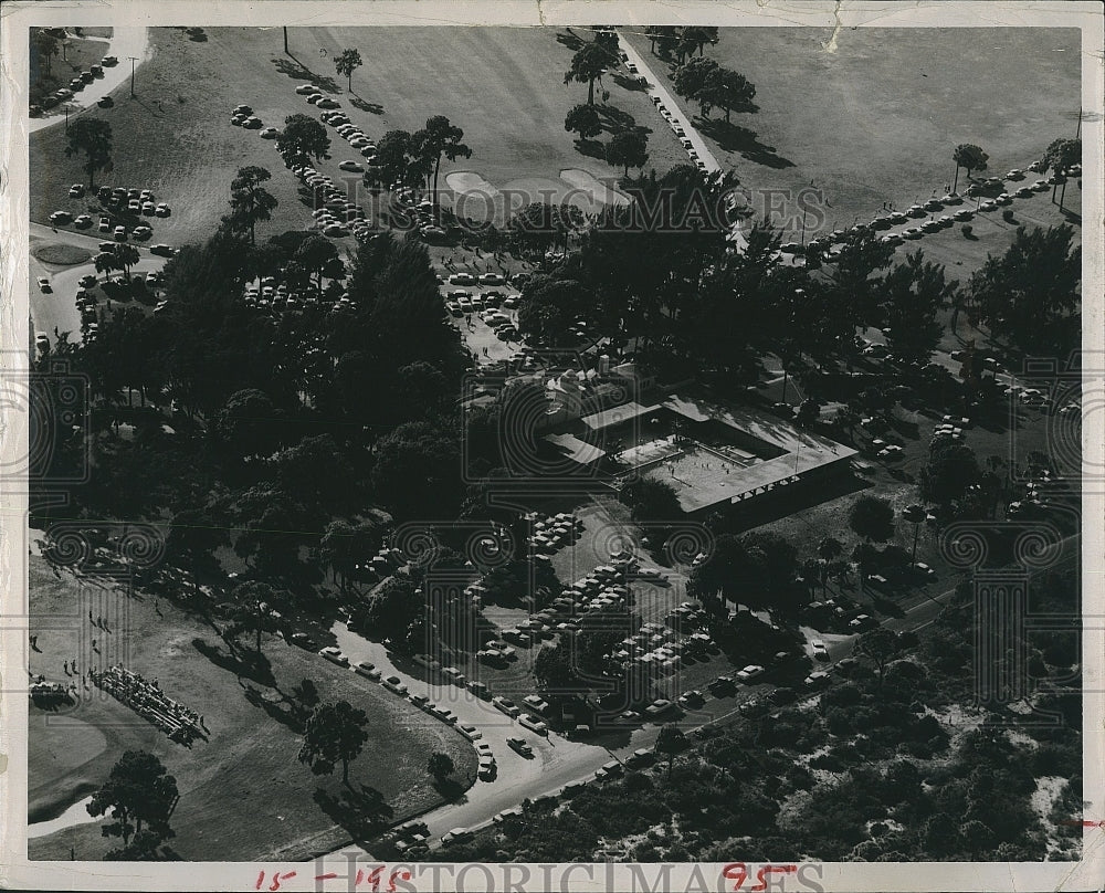 1970 Press Photo Aerial View Of Lakewood Golf Course - Historic Images