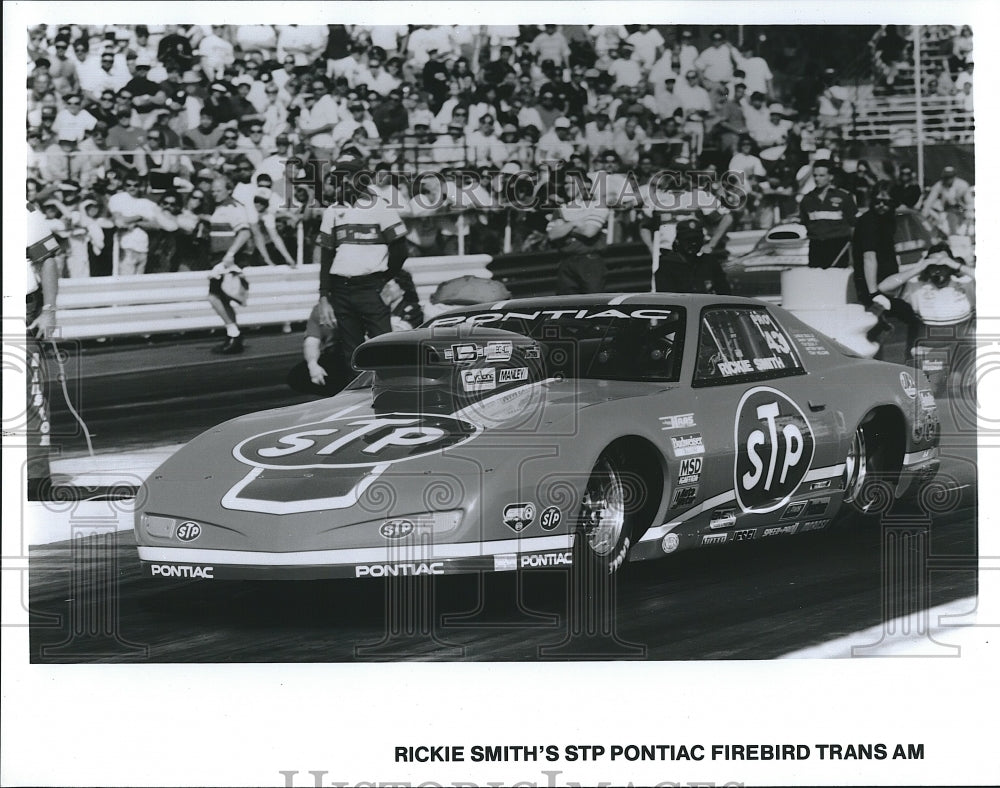 1992 Press Photo Rickie Smith&#39;s STP Pontiac Firebird Trans AM. - Historic Images