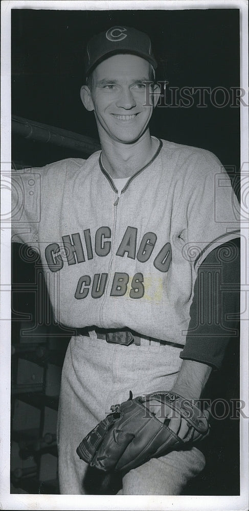 1959 Press Photo John Goryl, Third baseman of Chicago Cubs. - Historic Images