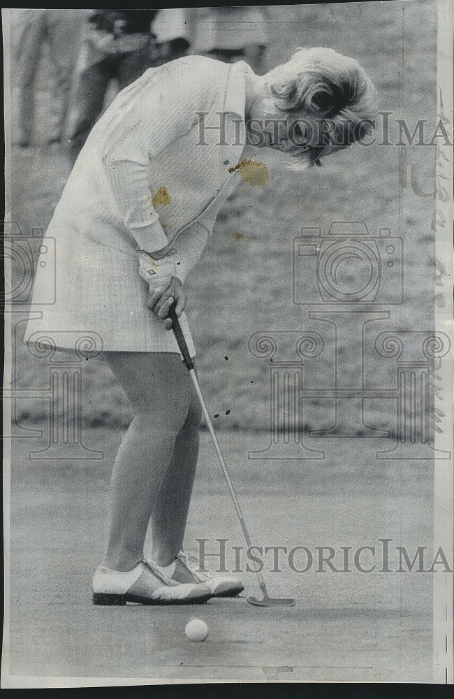 1969 Press Photo Sandra Post of Oakville Ont., in Canadian open Golf Tournament. - Historic Images
