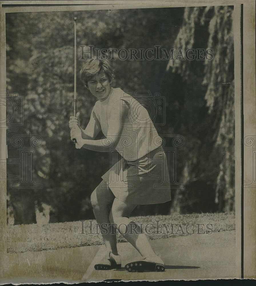 1968 Press Photo Sandra Post at the U.S. Women&#39;s open tourney in Reading, PA - Historic Images