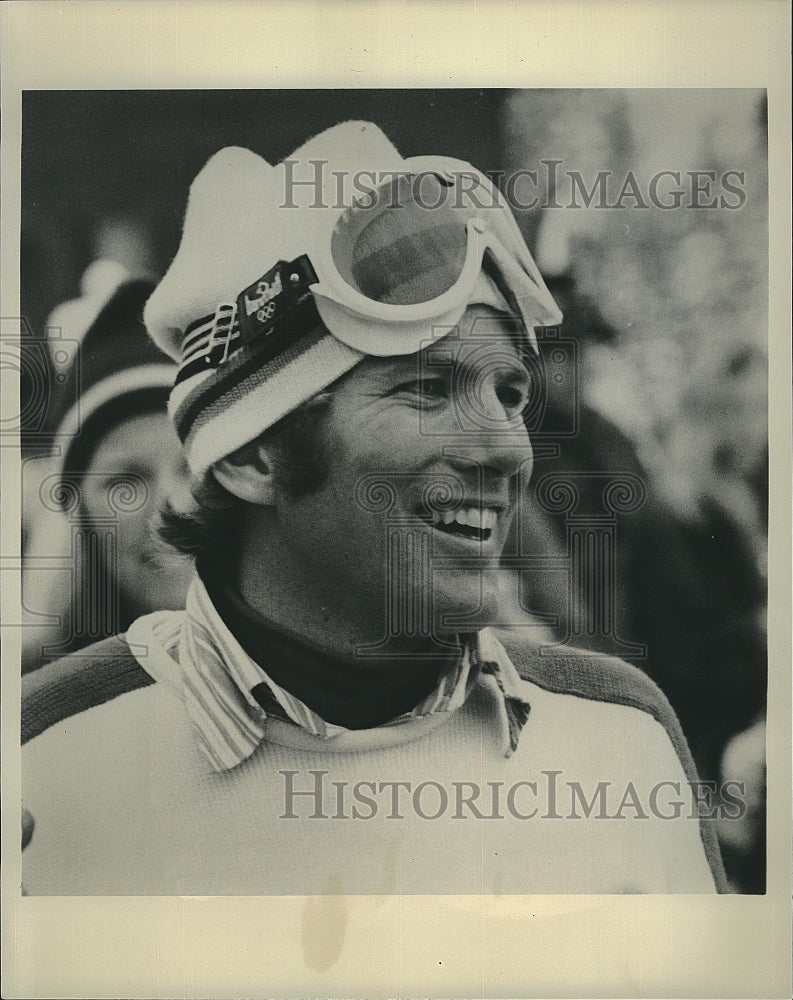 1972 Press Photo Race Car Driver Spider Sabich After Winning Recent Race - Historic Images