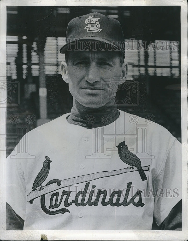 1957 Press Photo Al Dark, St. Louis Cardinals - Historic Images