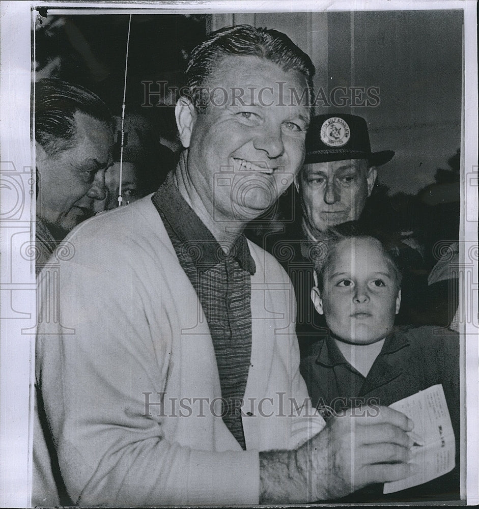 1958 Press Photo Jimmy Demaret leads Houston Golf Tournament - Historic Images