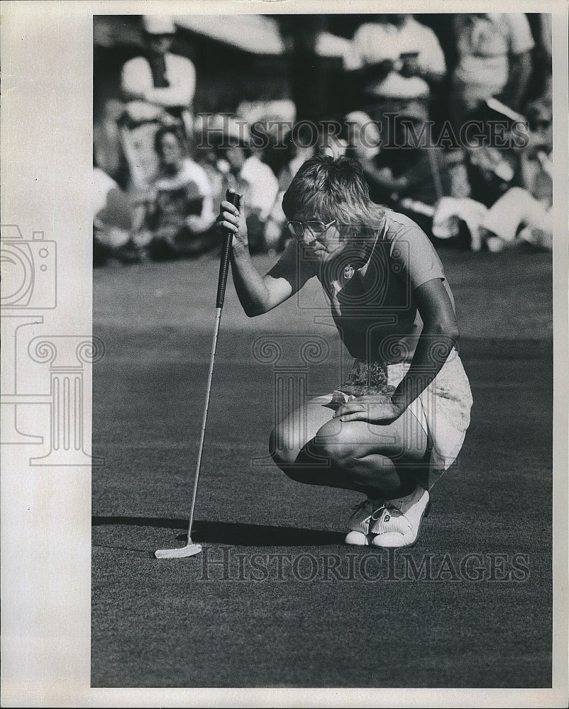 1976 Press Photo Golfer Sandra Palmer - Historic Images