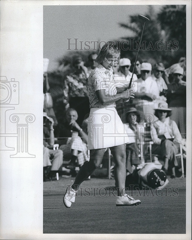 1976 Press Photo Golfer Sandra Palmer - Historic Images