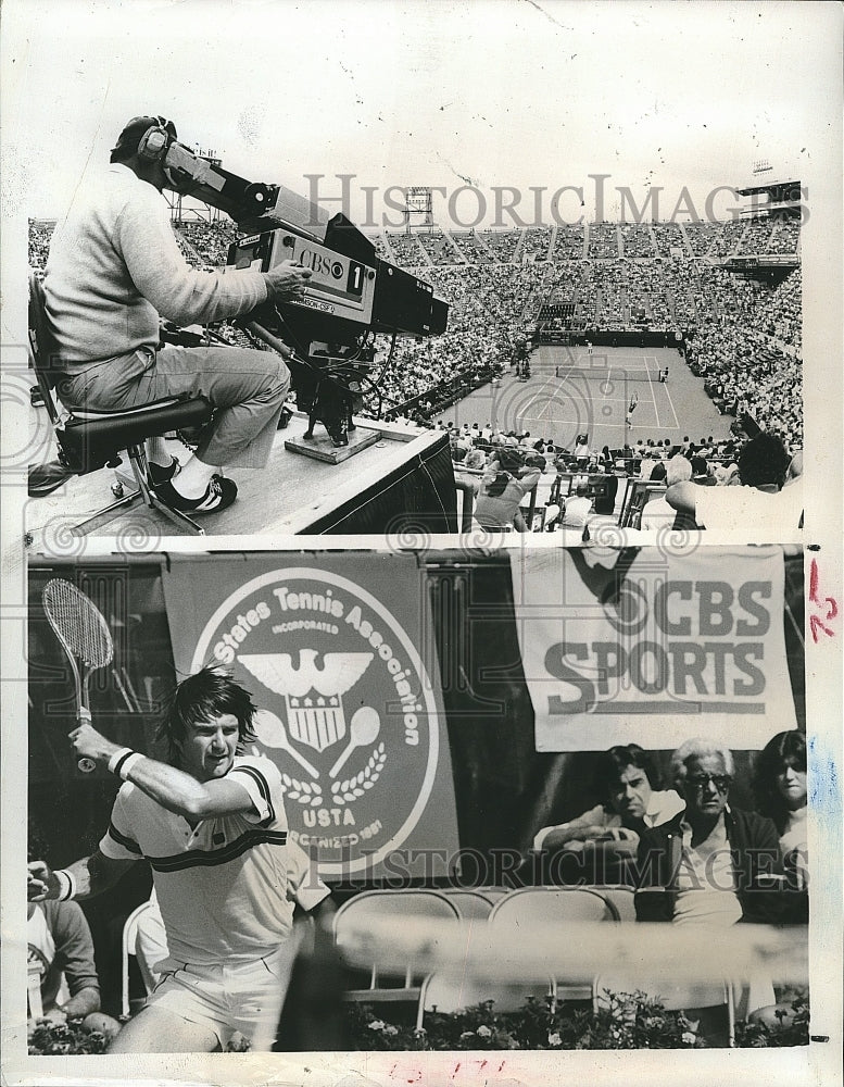 1983 Press Photo Tennis Player Jimmy Connors During Tournament - Historic Images