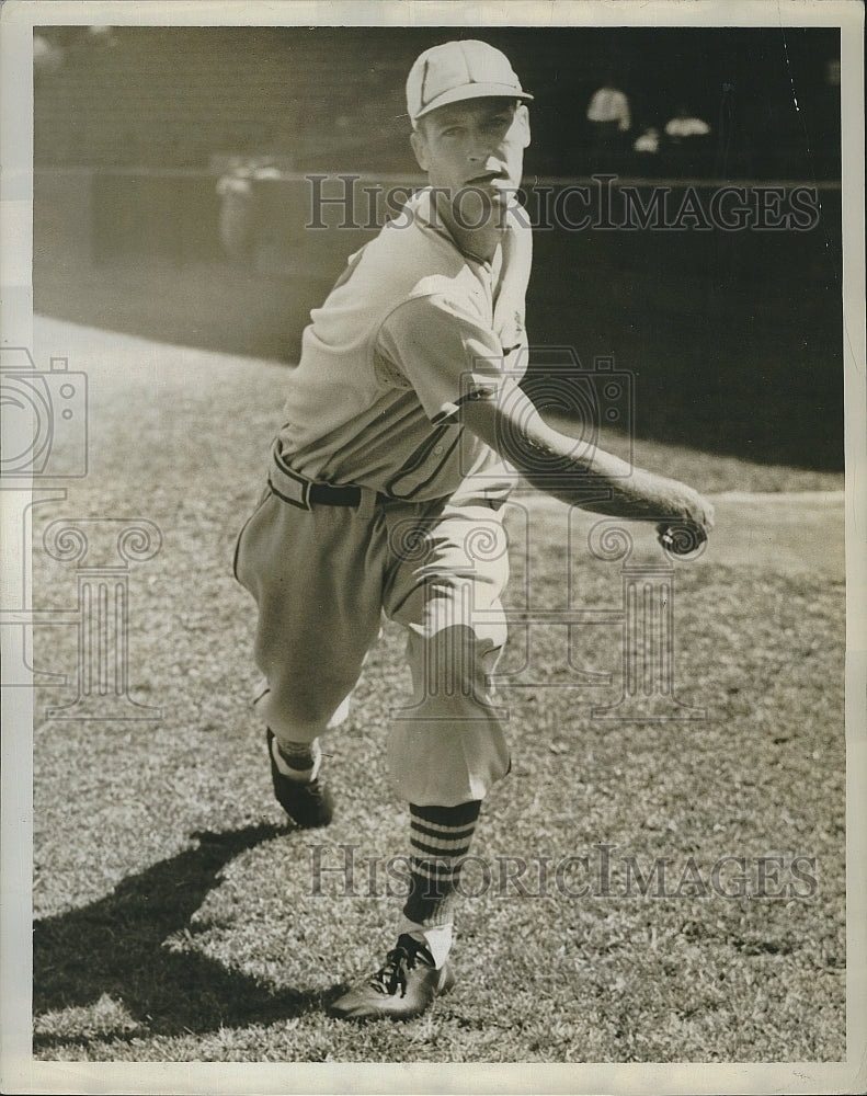 1939 Press Photo Curt Davis of the St. Louis Cardinals - Historic Images