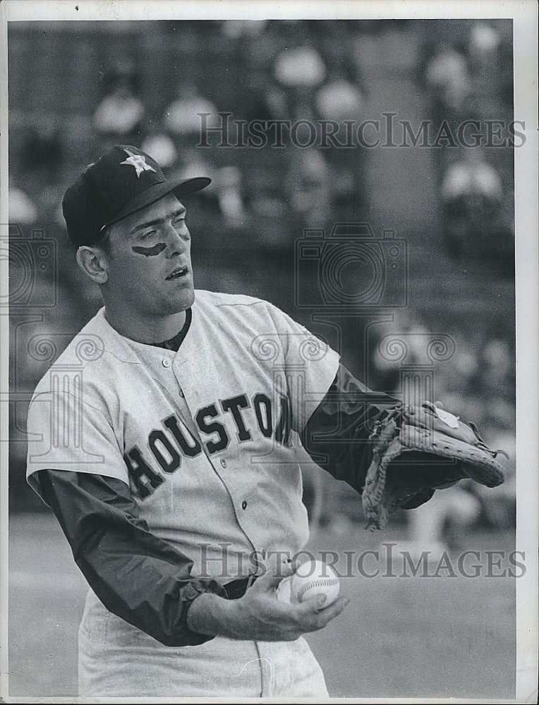 1969 Press Photo Curt Blefary, Houston Astros - Historic Images