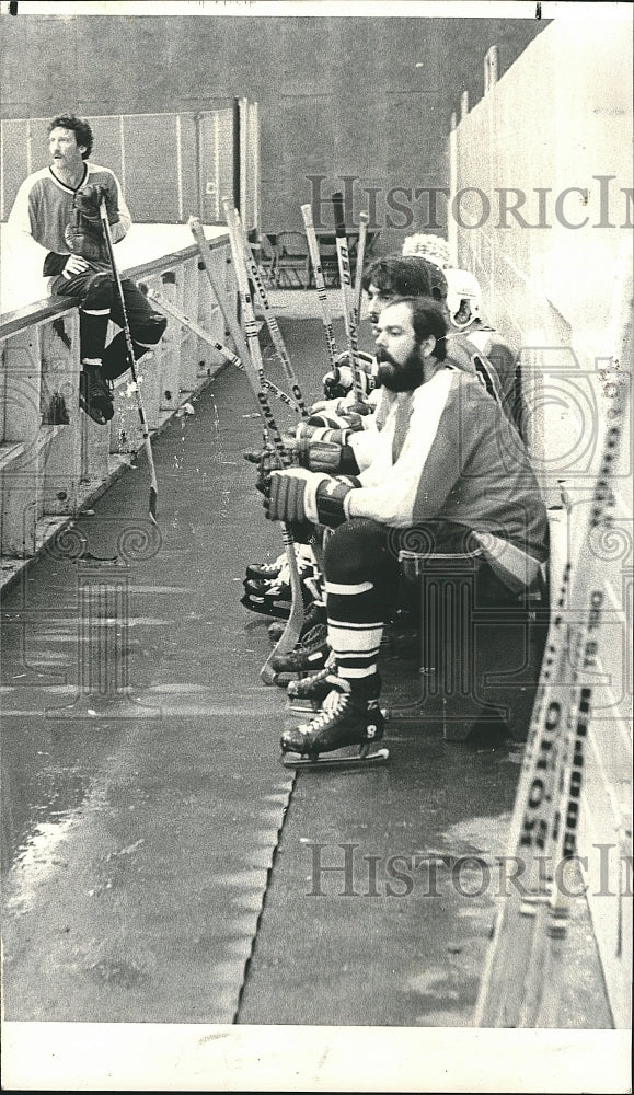 Press Photo Hockey All Star Players Charlie O&#39;Sullivan &amp; Jim O&#39;Shay - Historic Images