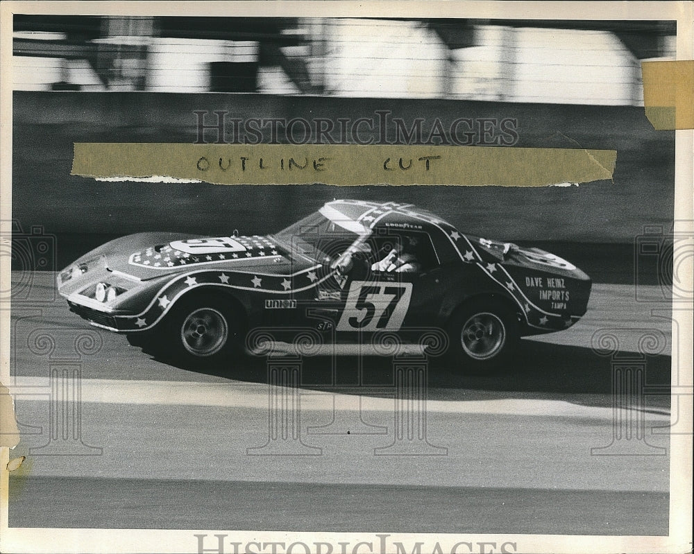 Press Photo Daytona International Speedway - Historic Images