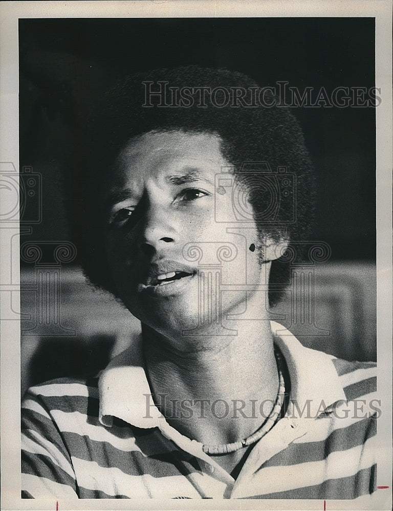 1975 Press Photo Arthur Ashe - Historic Images