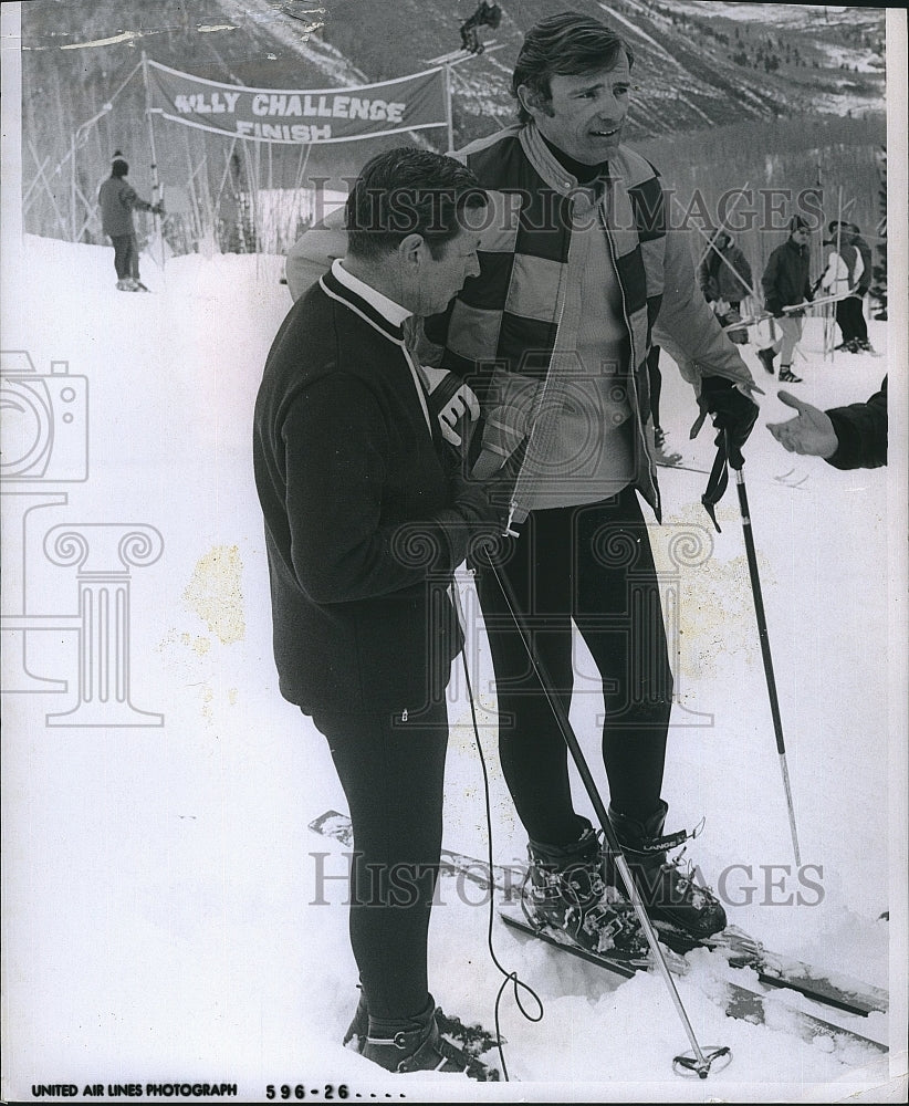 1970 Press Photo France&#39;s Jean Claude Killy at &quot;Killy Challenge&quot; - Historic Images