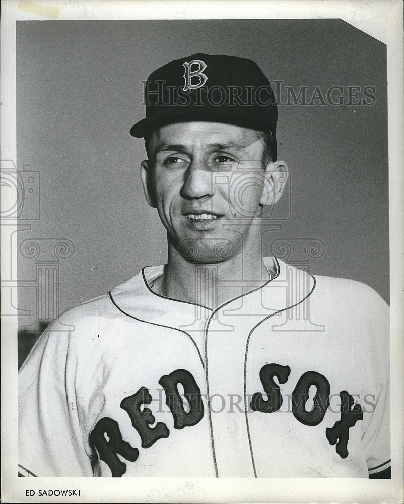 1960 Press Photo Boston Red Sox, Ed sadowski - Historic Images