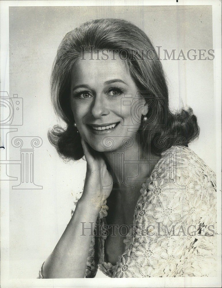 1974 Press Photo Actress Gretchen Wyler for &quot;Somerset&quot; on NBC - Historic Images