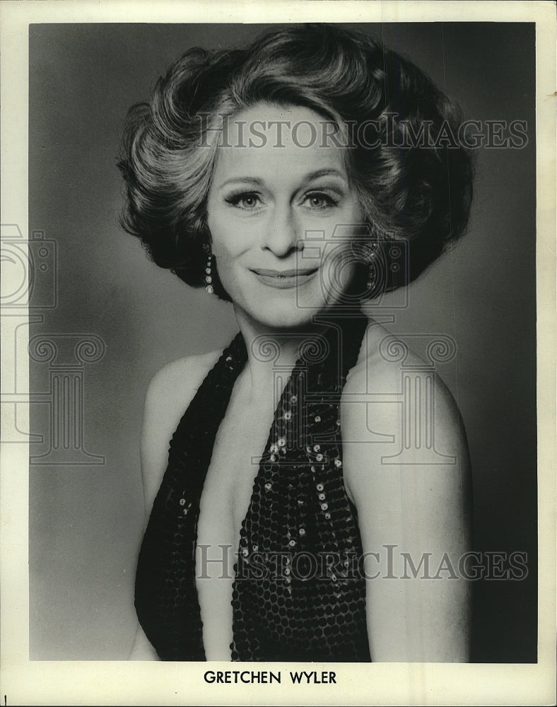 1975 Press Photo  Actress Gretchen Wyler for &quot;Somerset&quot; - Historic Images