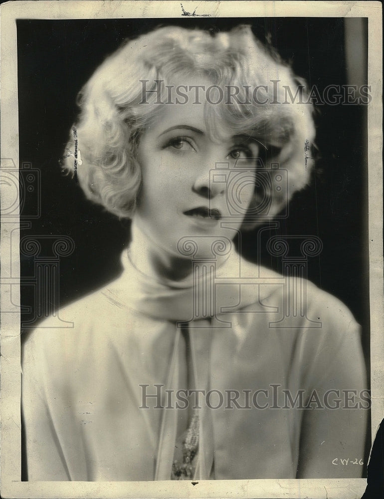 1926 Press Photo Claire Windsor &quot;Tin Hats&quot; - Historic Images