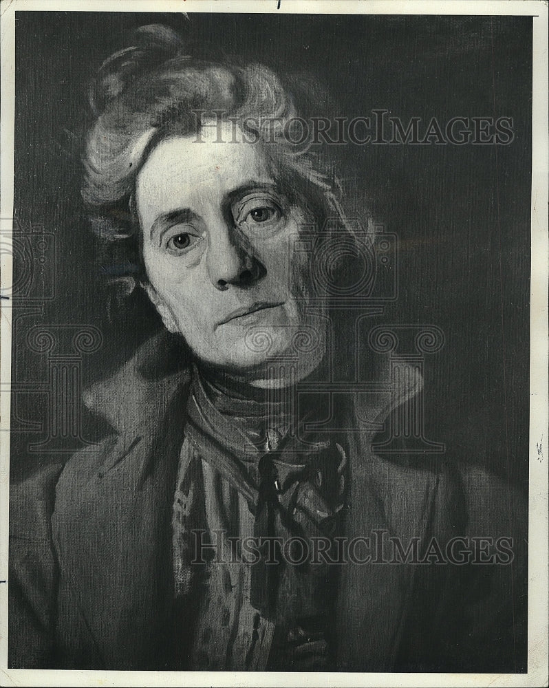 1975 Press Photo Artist Thomas Eakins' "Mrs. Thomas Easkins" Portrait Painting - Historic Images