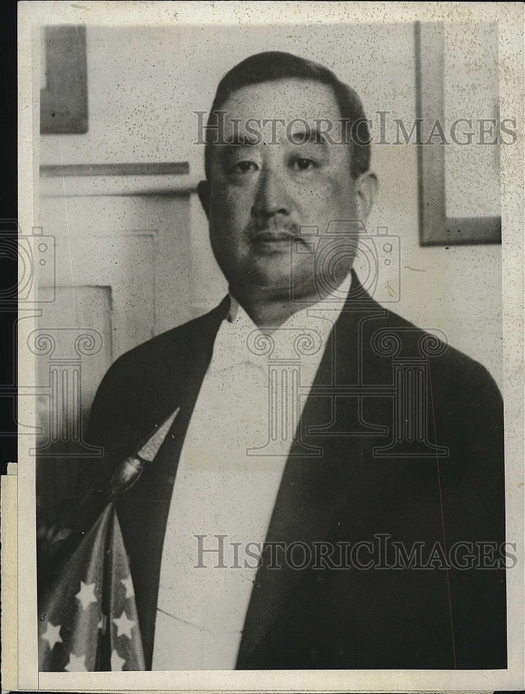 1929 Press Photo Tsuneo Matsudaria, Japanese Minister to London - Historic Images