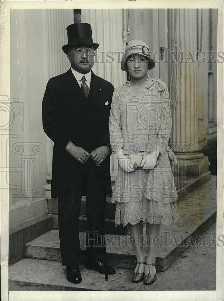 1928 Press Photo Setsub Matsudaira Japanese Ambassador&#39;s Daughter White House - Historic Images