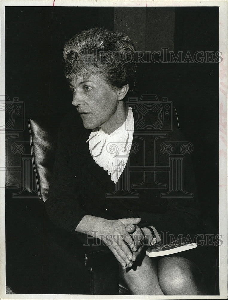 1971 Press Photo Maria Anne Hirschmann, Former Nazi Youth Leader - Historic Images