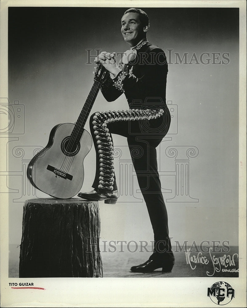 1960 Press Photo Tito Guizar, Mexican Singer and Actor - Historic Images