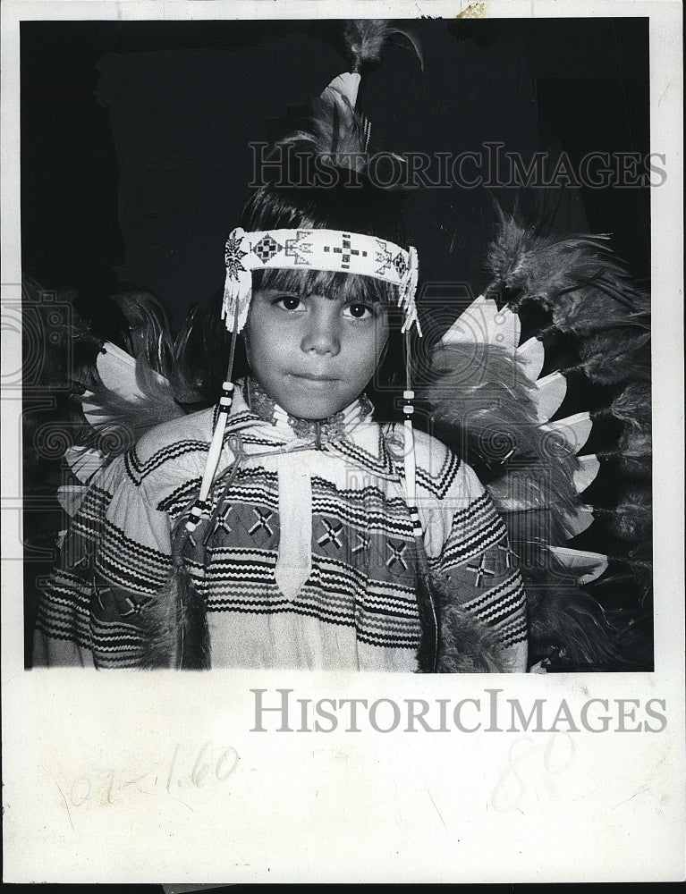 1977 Press Photo Lee Osceola, grandson of Chief of AIM Seminoles - Historic Images