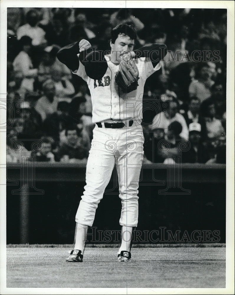 Press Photo Al Nipper Baseball Player Red Sox - Historic Images