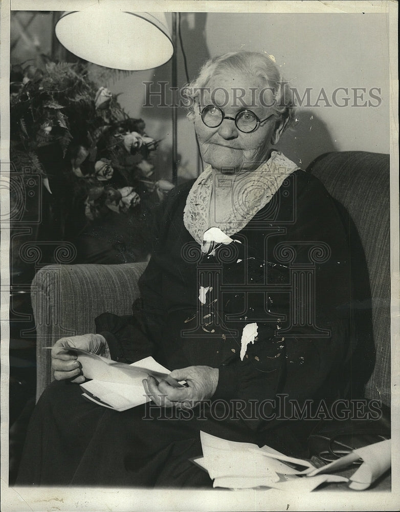 1932 Press Photo Maty Mooney Campaigns For Release Of Son Tom From Prison - Historic Images