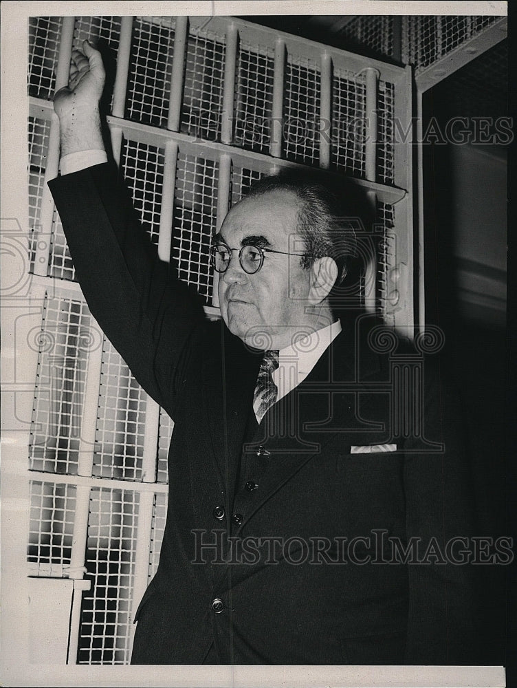 1936 Press Photo Thomas Mooney In Prison For 1916 Preparedness Day Bombing - Historic Images