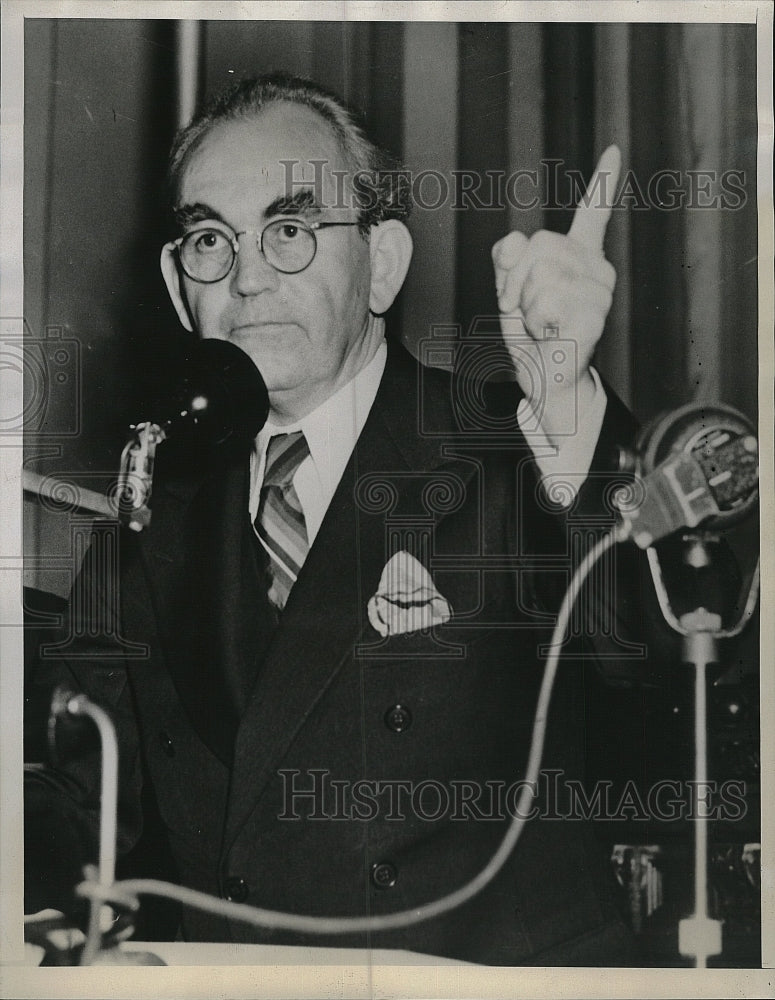 1938 Press Photo Prisoner Tom Mooney Called To Testify Before CA Legislature - Historic Images