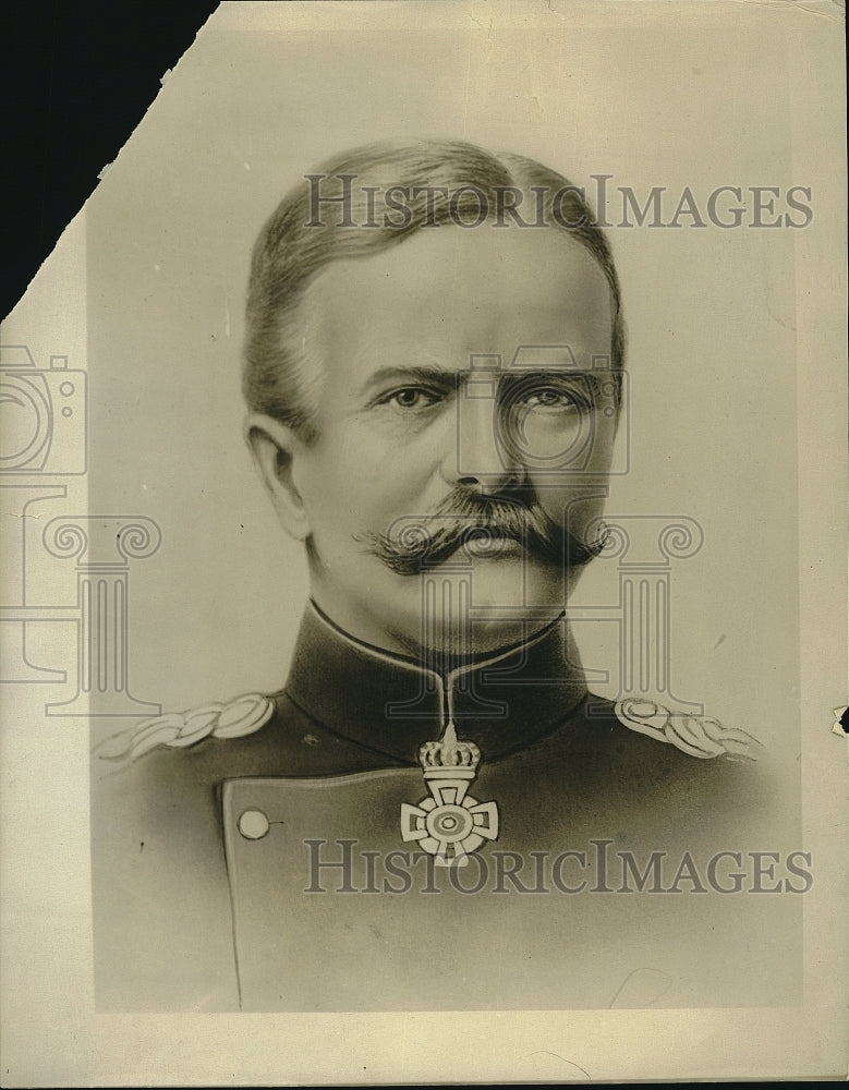 1914 Press Photo General Von Mackensen of E German Armies - Historic Images