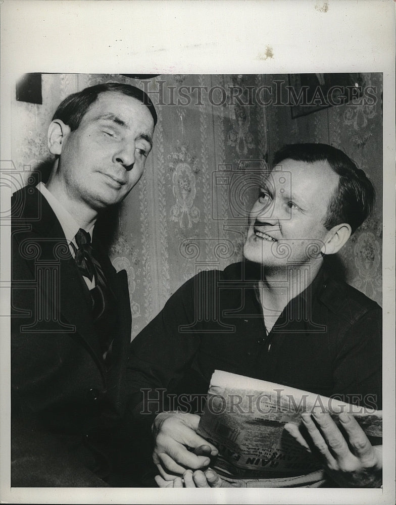 1948 Press Photo Edward Seymour to donate an eye to his brother, Charles - Historic Images