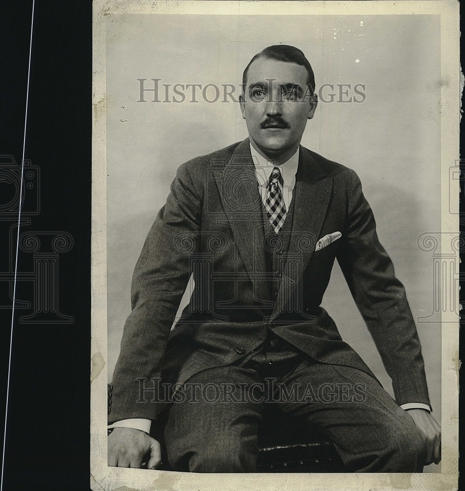 1931 Press Photo The Marquis de la Falaise - Historic Images