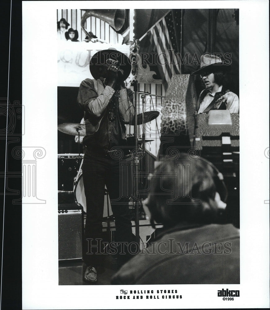 1996 Press Photo Taj Mahal, Rolling Stones Rock and Roll Circus - Historic Images