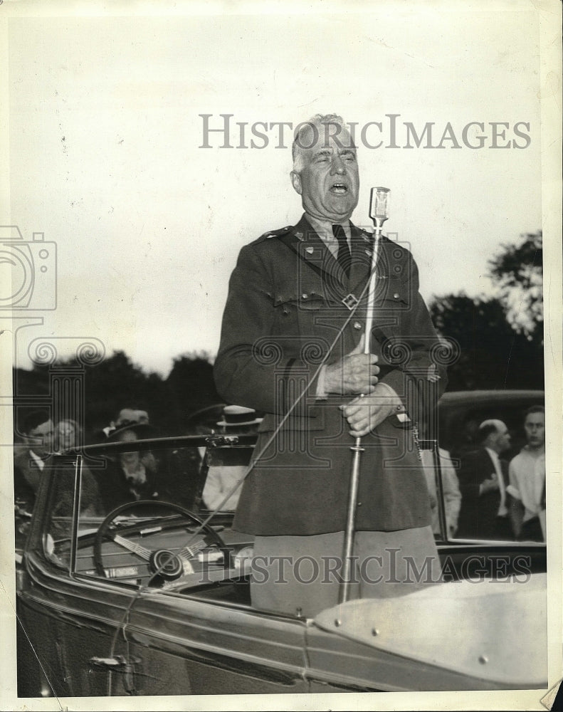 1938 Press Photo Brig.General Charles H. Cole in NYC - Historic Images