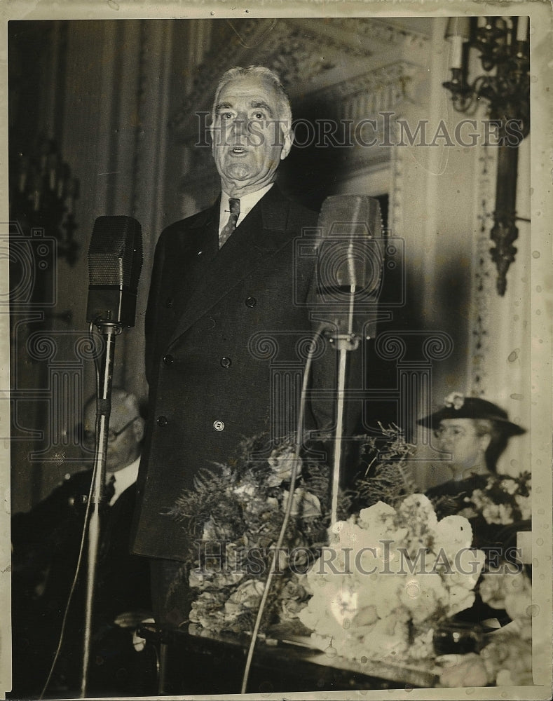 1937 Press Photo Brig.General Charles H. Cole at DAR conference - Historic Images