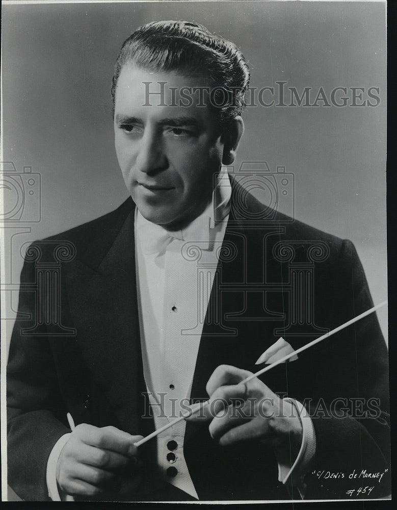 1962 Press Photo Mantovani, British Conductor - Historic Images