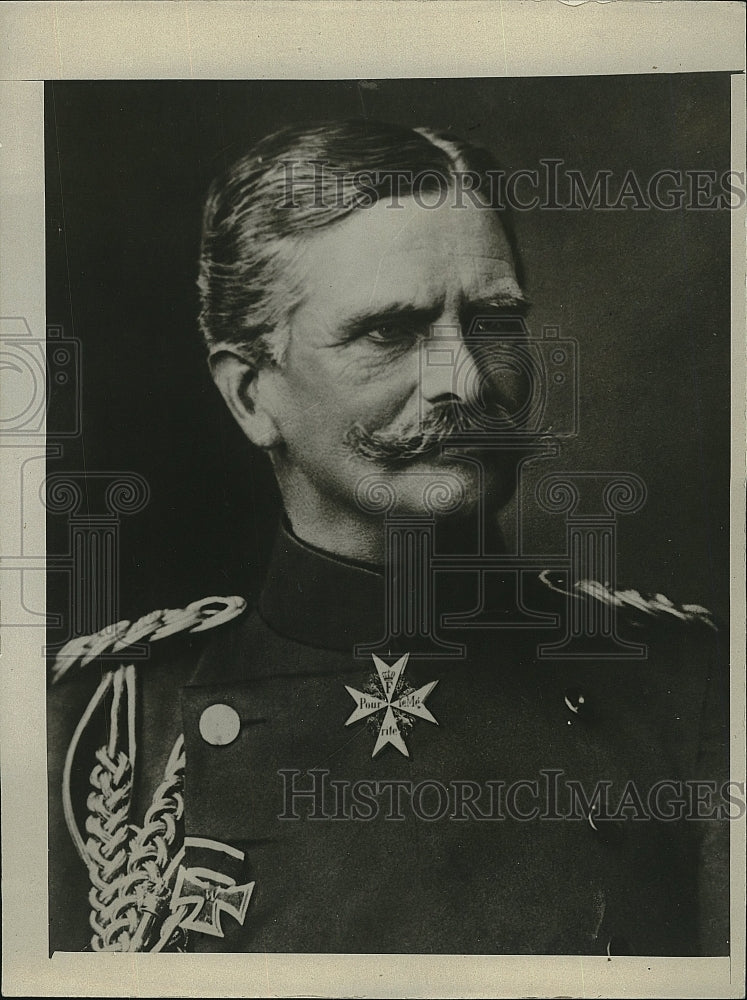 1917 Press Photo General Von Mackensen - Historic Images