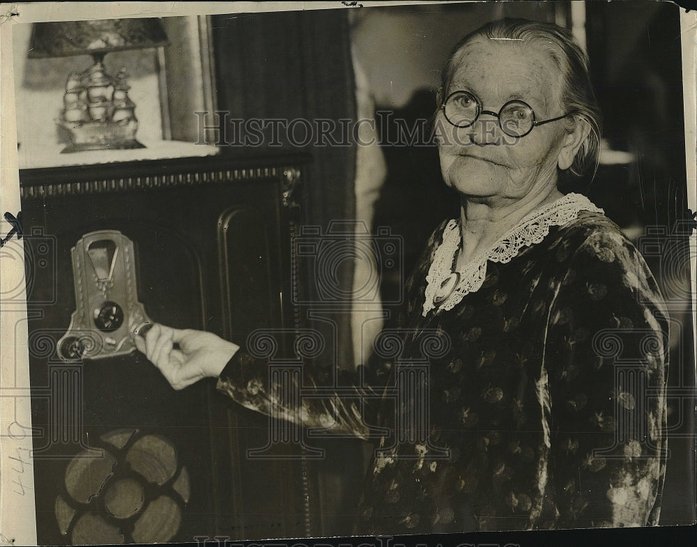 1932 Press Photo Mrs Mary Mooney Mother of Tom Mooney In Chicago - Historic Images